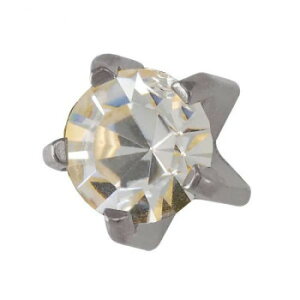 JPS セイフティピアッサー 耳用ロングタイプ シルバーカラー(医療用ステンレス) 4月 7M104WL