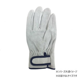 小野商事 エース 牛床革手袋 マジックテープタイプ エコノミー Lサイズ AG441