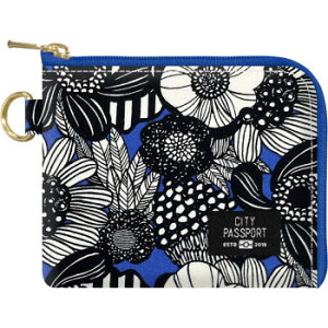 �X�C�b�`�X�^���X CITYPASSPORT �p�X�P�[�X Art Flower �A�[�g�t�����[ �u���[ 7140BL