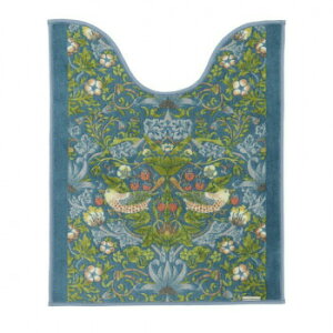 イチゴドロボウ トイレマット 80×65Vcm FT1702A BG ブルーグリーン