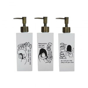 Doodle(�h�D�[�h��)�@�f�B�X�y���T�[�l�ߑւ��{�g��3�{�Z�b�g(�V�����v�[�E�R���f�B�V���i�[�E�{�f�B�\�[�v)�p�^�@��(500ml)