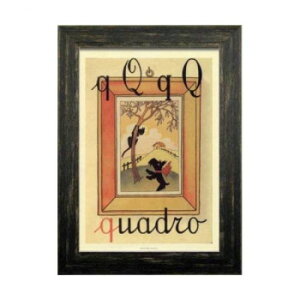 Italian Vitage Poster �C�^���A�����B���e�[�W���|�X�^�[ quadro �t���[���t�� ZIV-51350