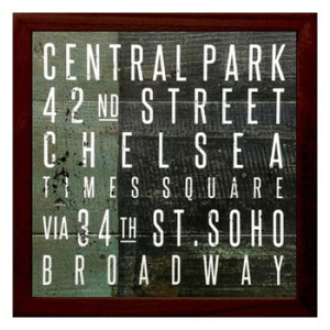 Sign Frame 400seires �A�[�g�p�l�� New York 2 ISF-52260