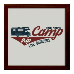 Sign Frame Camp Trip �A�[�g�p�l�� ZSF-53025