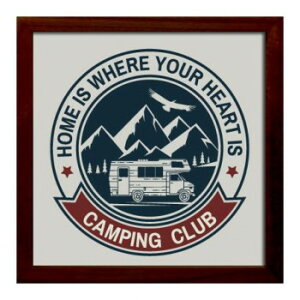 Sign Frame Camping Club �A�[�g�p�l�� ZSF-53028