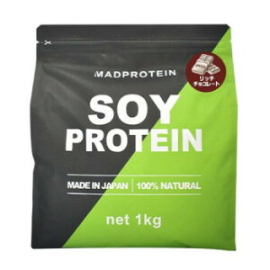 MADPROTEIN(�}�b�h�v���e�C��) �V���[�Y�@SOYPROTEIN(�\�C�v���e�C��)���b�`�`���R���[�g 1kg