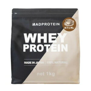 MADPROTEIN(�}�b�h�v���e�C��) �V���[�Y�@WHEYPROTEIN(�z�G�C�v���e�C��)WPC�J�t�F�I�� 1kg