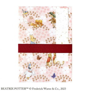 ピーターラビット 書き置き御朱印帳 Flower carpet ST-TP0015