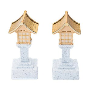 神棚の里 LED春日灯篭(1対) 電池式 神棚 神具