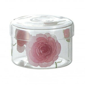 耐熱蓋つきカップ M イングリッシュローズ ピンク 49P087