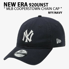 NEW ERA ニューエラ キャップ 920UNST Cooperstown Chain MLB Ball Cap NYY NAVY クーパーズタウン ヤンキース ベースボールキャップ 帽子 クラシック フリーサイズ 13549195【中古】未使用品