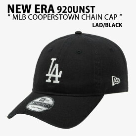 NEW ERA ニューエラ キャップ 920UNST Cooperstown Chain MLB Ball Cap LAD BLACK クーパーズタウン ドジャース ベースボールキャップ 帽子 クラシック フリーサイズ 大谷翔平 13549197【中古】未使用品