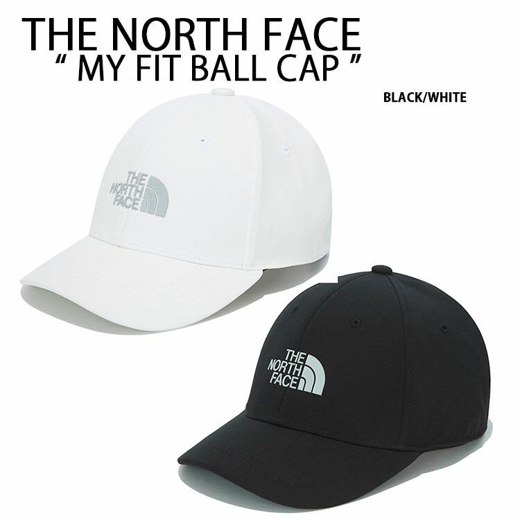 THE NORTH FACE ノースフェイス キャップ 帽子 MY FIT BALL CAP ベースボールキャップ BLACK WHITE アウトドア ロゴ ストリート ブラック ホワイト メンズ レディース NE3CM05A/B未使用品のサムネイル
