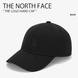 THE NORTH FACE ノースフェイス ベースボールキャップ TNF LOGO HARD CAP ロゴ ハード キャップ 帽子 コットンキャップ アウトドア 屋外活動 ブラック メンズ レディース NE3CM52A【中古】未使用品