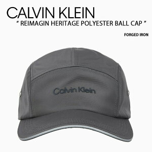 Calvin Klein JoNC Lbv REIMAGIN HERITAGE POLYESTER BALL CAP FORGED IRON [C}Wwe[W|GXe{[Lbv tH[WhAC Xq jZbNX Y fB[X 40W