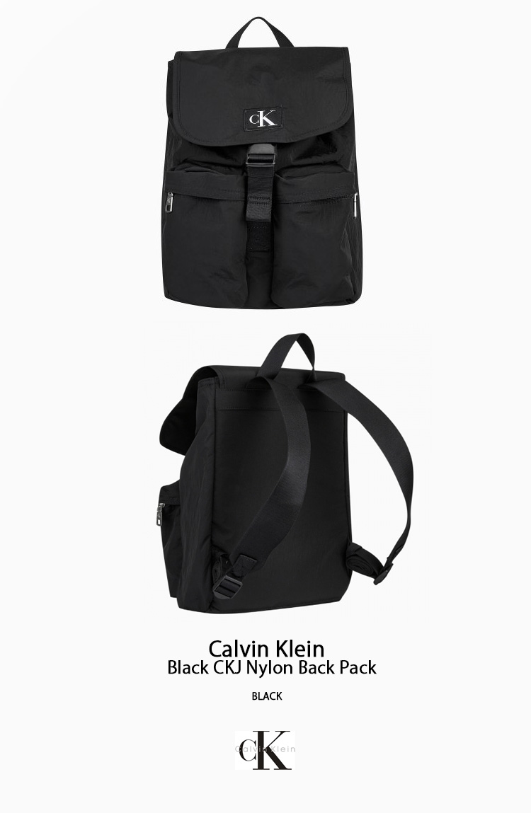 楽天市場】Calvin Klein カルバンクライン リュック BLACK CKJ CITY