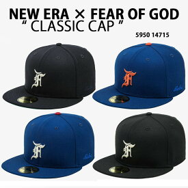 NEW ERA ニューエラ FEAR OF GOD コラボ キャップ CLASSIC CAP 5950 14715 クラシックデザイン ベースボールキャップ 帽子 59FIFTY FOG フィアオブゴッド ヤンキース メッツ カブス ホワイトソックス【中古】未使用品