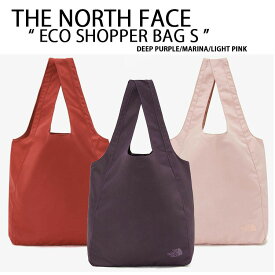 THE NORTH FACE ノースフェイス ショッパーバッグ SHOPPER BAG S エコバッグ ミニ トートバッグ PURPLE RED PINK ショッピングバッグ ロゴ カジュアル パープル レッド ピンク NN2PM98A/B/E【中古】未使用品 LPL