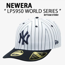 NEWERA ニューエラ キャップ PCV LOW PROFILE 59FIFTY MLB WORLD SERIES 2024 NEYYAN ヤンキース STRIPE ベースボールキャップ 帽子 ストライプ ワールドシリーズ 14212073【中古】未使用品