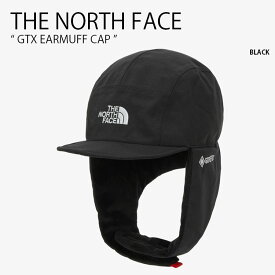 THE NORTH FACE ノースフェイス キャップ GTX EARMUFF CAP ゴアテックス イヤーマフ キャップ 帽子 耳あて イヤーマフラー パディング 防水 ロゴ カジュアル ストリート ブラック メンズ レディース 男性用 女性用 男女共用 NE3CP56A【中古】未使用品