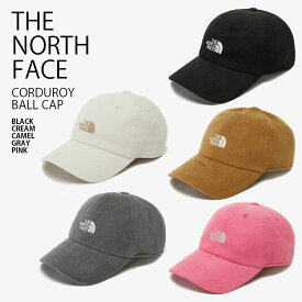 THE NORTH FACE ノースフェイス ベースボールキャップ CORDUROY BALL CAP コーデュロイ ボール キャップ 帽子 カジュアル ストリート 屋外活動 WHITELABEL ブラック アイボリー ブラウン グレー ピンク メンズ レディース 男性用 女性用 NE3CP50J/K/L/M/N【中古】未使用品