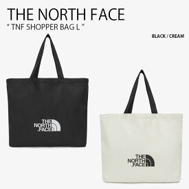 THE NORTH FACE ノースフェイス ショルダーバッグ TNF SHOPPER BAG L ショッパー バッグ トートバッグ サブバッグ エコバッグ A4収納 ロゴ カジュアル ストリート ブラック アイボリー メンズ レディース 男性用 女性用 男女共用 NN2PP81A/B【中古】未使用品