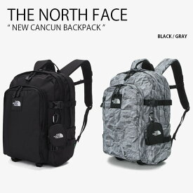 THE NORTH FACE ノースフェイス リュック NEW CANCUN BACKPACK ニュー カンクン バッグパック バッグ デイパック リュックサック ブラック グレー 通学 通勤 WHITELABEL メンズ レディース NM2DN06J/K【中古】未使用品