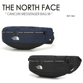 NORTH FACE ノースフェイス CANCUN MESSENGER BAG M メッセンジャーバッグ バッグ ポーチ 肩掛け ネイビー ブラック メンズ レディース ウィメンズ キッズ メンズ レディース NN2PL02L/J 【中古】未使用品