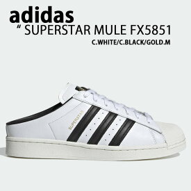 adidas アディダス ミュール スニーカー SUPERSTAR MULE FX5851 スーパースター WHITE BLACK ホワイト ブラック クラシック メンズ レディース 男性用 女性用 男女共用【中古】未使用品