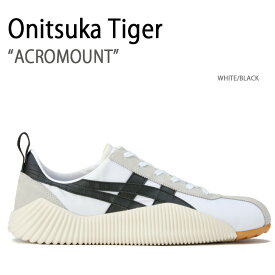 Onitsuka Tiger オニツカタイガー スニーカー ACROMOUNT WHITE BLACK アクロモント メンズ レディース 男女共用 男性用 女性用 1183B257.101 【中古】未使用品