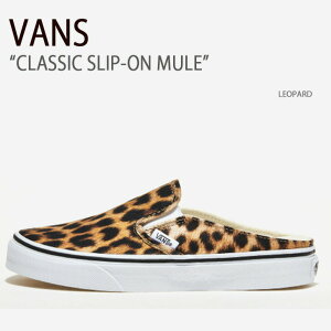 VANS oY Xj[J[ CLASSIC SLIP-ON MULE LEOPARD Xb|~[ @Y V[Y Y fB[X VN0A4P3ULPR
