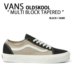 VANS oY Xj[J[ OLD SKOOL MULTI BLOCK TAPERED SAND BLACK VN0A54F4BLK1 I[hXN[ }`ubN e[p[h ubN VTh x[W V[Y Y fB[X