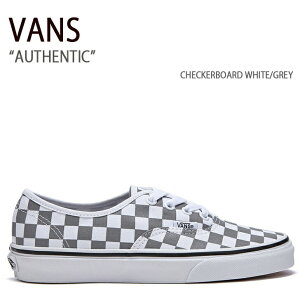 VANS oY Xj[J[ AUTHENTIC VN0A5KRDB9J I[ZeBbN CHECKERBOARD WHITE GREY `FbJ[{[h zCg O[ Y fB[X jp p jp