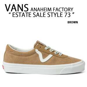 VANS oY Xj[J[ ANAHEIM FACTORY ESTATE SALE STYLE 73 DX VN0A7Q5AYXH1 BROWN AinCt@Ng[ GXe[gZ[ X^C 73 Xj[J[ V[Y uE Y fB[X jp p j