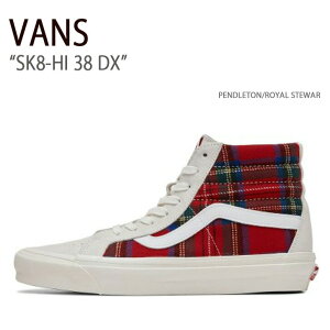 VANS �o���Y �X�j�[�J�[ SK8-HI 38 DX PENDLETON ROYAL STEWART TARTAN VN0A38GF9GT �X�P�[�g�n�C38DX �����Y ���f�B�[�X �j���p �����p �j�����p