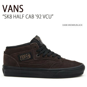 VANS oY Xj[J[ SK8 HALF CAB '92 VCU DARK BROWN BLACK VN0A4BW9YI5 XP[gn[tLu92 Y fB[X jp p jp