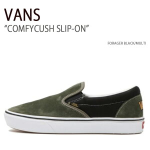 VANS oY Xj[J[ COMFYCUSH SLIP-ON FORAGER BLACK MULTI VN0A7TNMBML RtBNbVXb| Y fB[X jp p jp