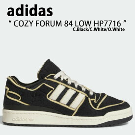 adidas Originals アディダス オリジナルス スニーカー COZY FORUM 84 LOW HP7715 LSI66 コージー フォーラム 84 ロー Black White ブラック オフホワイト メンズ レディース 男性用 女性用 男女兼用【中古】未使用品