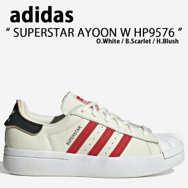 adidas Originals アディダス オリジナルス スニーカー SUPERSTAR AYOON W HP9576 スーパースター AYOON White Scarlet Blush ホワイト メンズ レディース 男性用 女性用 男女兼用【中古】未使用品