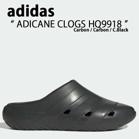adidas Originals アディダス オリジナルス サンダル スリッパ ADICANE CLOGS HQ9918 アディケインクロッグ スライド サンダル Carbon Black カーボン(ダークグレー) ブラック シューズ メンズ レディース 【中古】未使用品