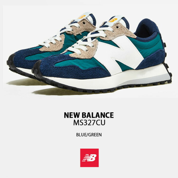楽天市場】New Balance ニューバランス スニーカー 327 MS327CU GREEN 