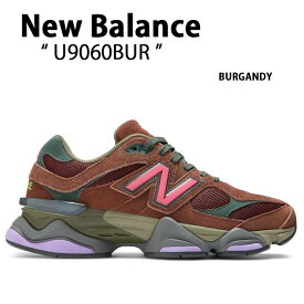 New Balance ニューバランス スニーカー U9060BUR NEWBALANCE U9060 90/60 BURGANDY シューズ メッシュ ビッグN バーガンディー マルチカラー 男性用【中古】未使用品