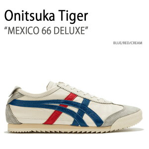 Onitsuka Tiger IjcJ^CK[ Xj[J[ MEXICO 66 DELUXE BLUE RED CREAM 1182A465.100 LVR66fbNX u[ bh N[ fB[X p