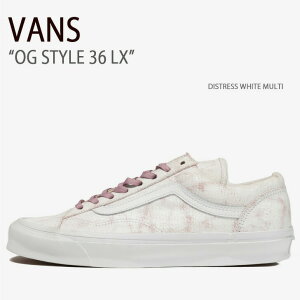 VANS oY Xj[J[ OG STYLE 36 LX DISTRESS WHITE PINK VN0A4BVEWTM OGX^C36LX Y fB[X jp p jp