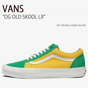 VANS oY Xj[J[ OG OLD SKOOL LX OFF THE WALL GREEN YELLOW VN0A4P3X02I I[hXN[ O[ CG[ Y jp