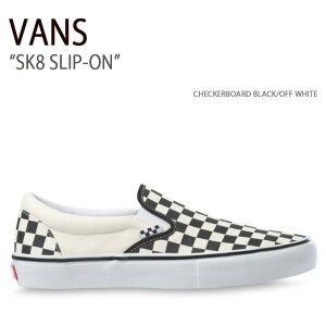 VANS oY Xj[J[ SK8 SLIP-ON CHECKERBOARD BLACK OFF WHITE VN0A5FCAAUH XP[gXb| Y fB[X jp p