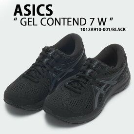 asics アシックス レディース スニーカー GEL-CONTEND 7 ゲルコンテンド7 BLACK 1012A910-001 シューズ ブラック ランニングシューズ トレイルシューズ【中古】未使用品