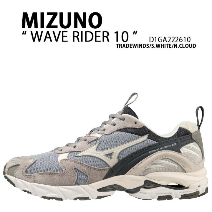 楽天市場】Mizuno ミズノ スニーカー WAVE RIDER 10 D1GA222610 