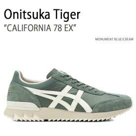 Onitsuka Tiger オニツカタイガー スニーカー CALIFORNIA 78 EX MONUMENT BLUE CREAM カリフォルニア78EX マウンテンブルー クリーム メンズ レディース 男性用 女性用 男女兼用 1183A355.405【中古】未使用品