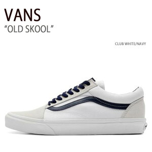 VANS oY Xj[J[ OLD SKOOL CLUB WHITE NAVY VN0005UFYY2 I[hXN[ NuzCg lCr[ Y fB[X jp p